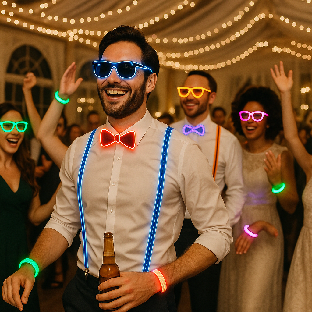 Décorations lumineuses LED pour mariage et événements