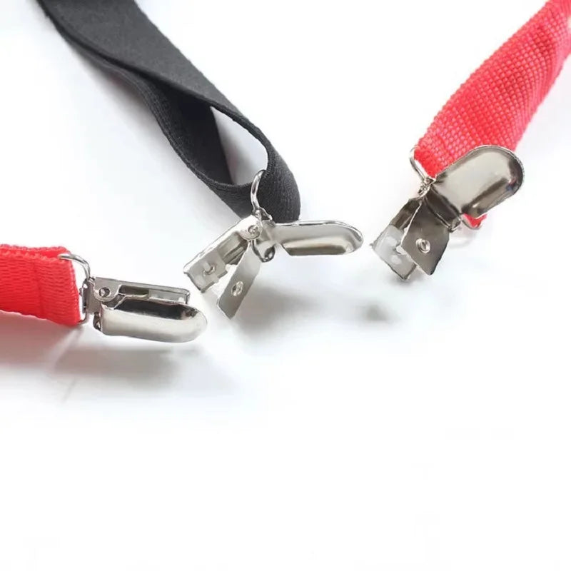 NEW Tie Bow LED Lights Suspenders Festival Party Supplies Crazy Wedding Party Time Woman Suspenders Hangers for Men SD01