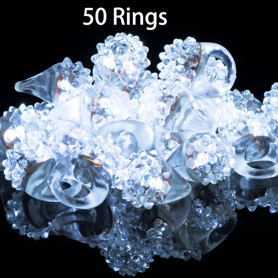 Led White Bracelets Light up Party Favors Glow in the Dark Party Supplies Neon Sunglasses LED Rings Bracelets Wedding Decoration